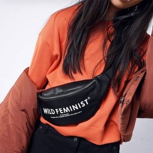 NWOT Wildfang Wild Feminist Fanny Pack